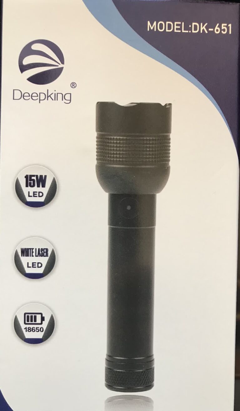 چراغ قوه دستی دیپ کینگ (2 عدد) مدل YP-DK-651-UV