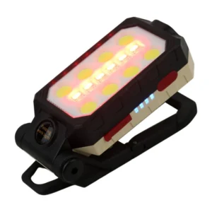 چراغ قوه شارژی W598A | چراغ کار LED و COB چندکاره با مگنت